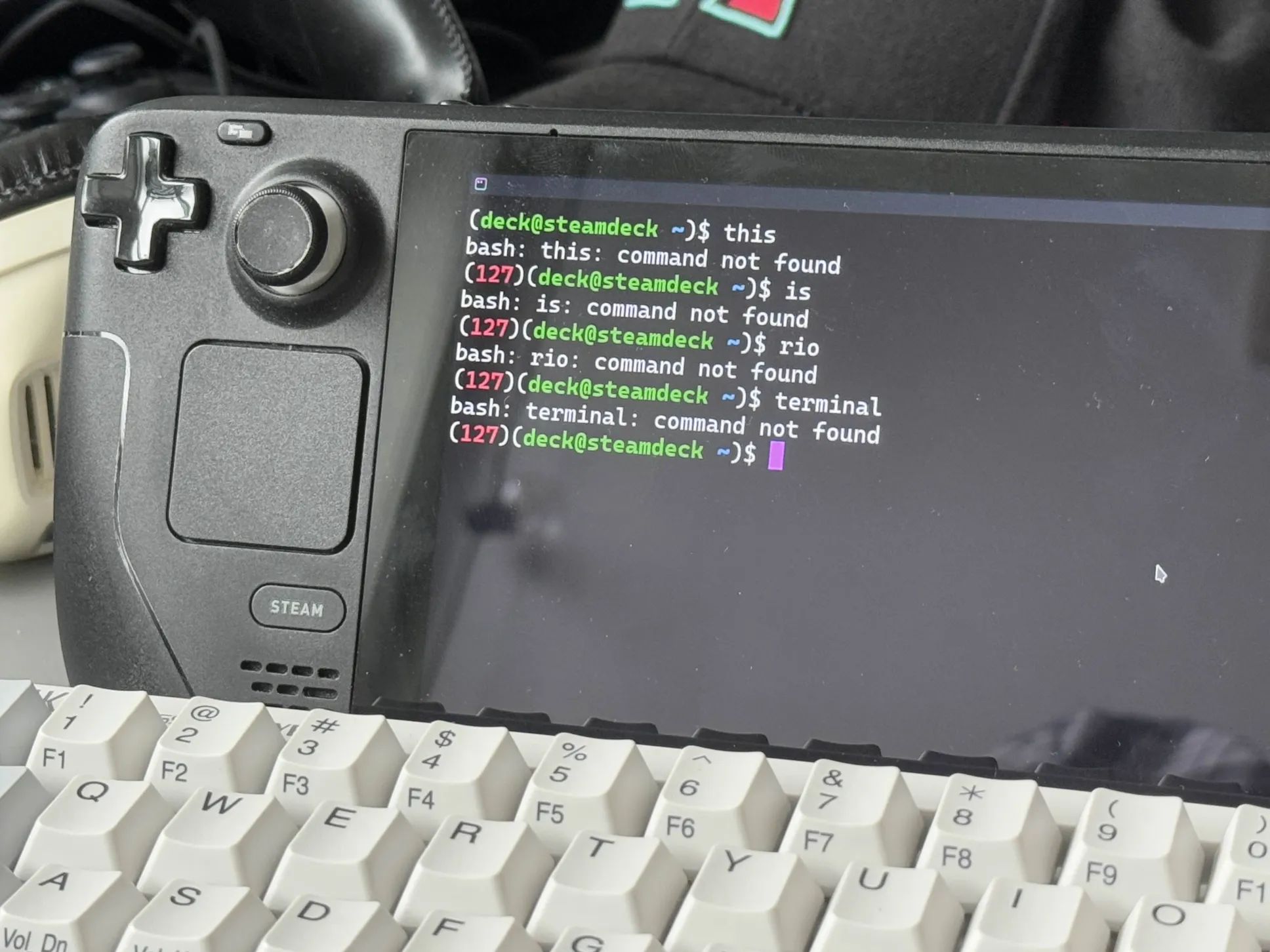 Demo flatpak on Steam Deck